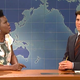 Illustration for article titled Heres an Adorable Compilation of All the Times Leslie Jones Has Made Colin Jost Blush on Live TV